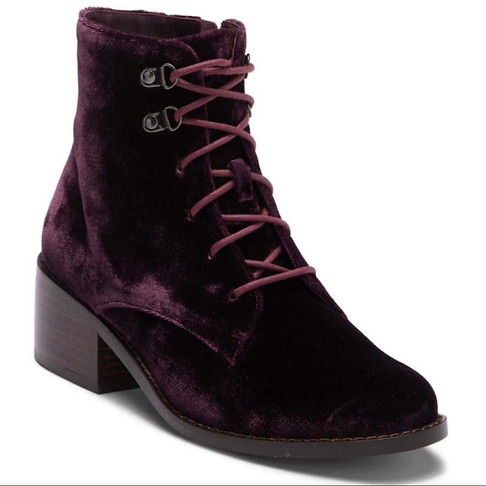 Linea Paolo Fame Velvet Ankle Boot - Picture 1 of 5